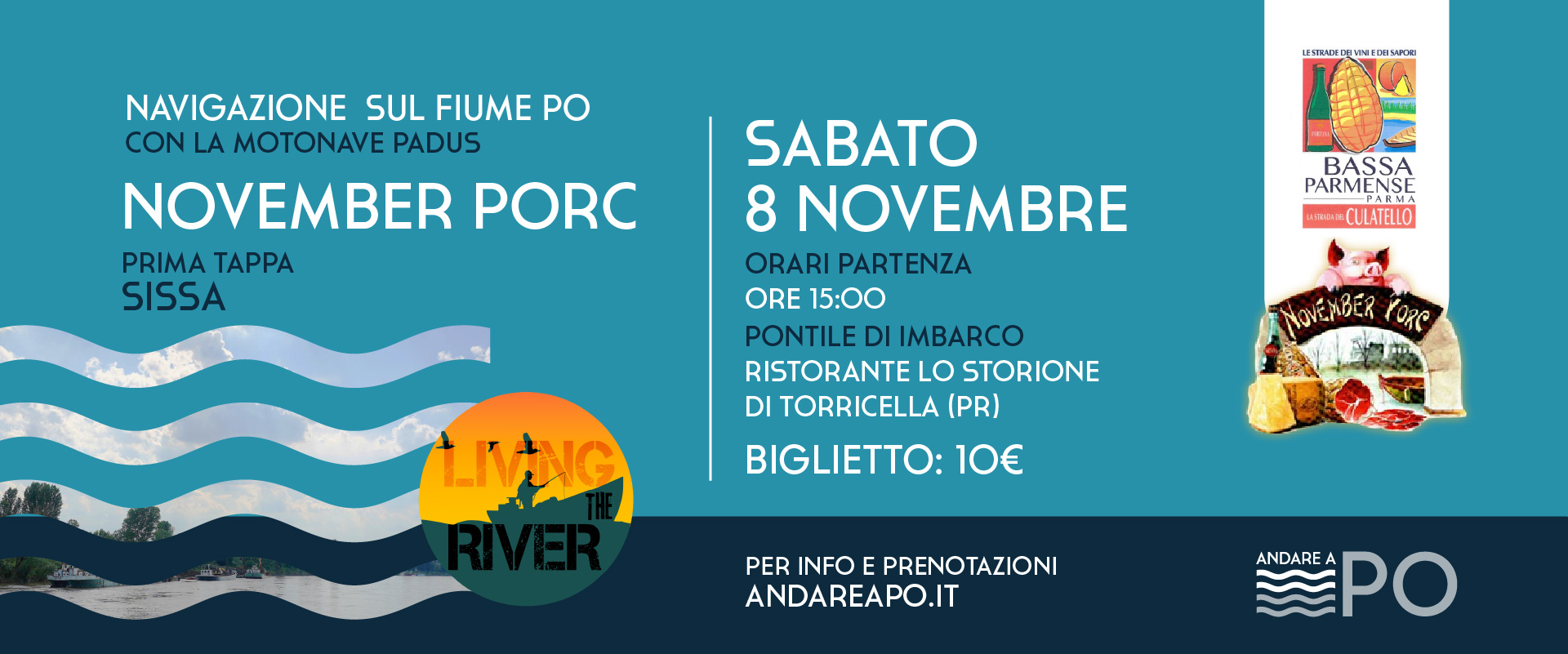 Locandina November Porc - Tappa di Sissa - 8 Novembre 2025