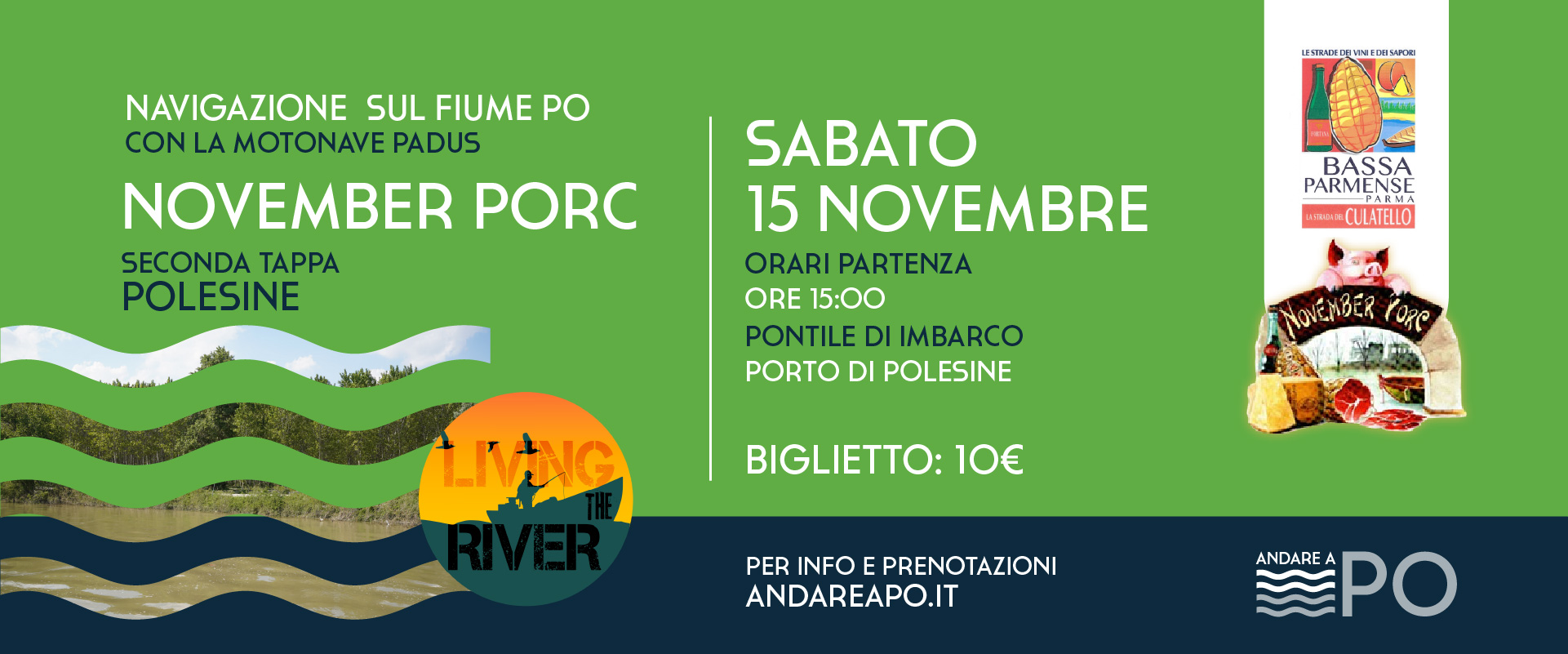 Locandina November Porc - Tappa di Polesine - 15 Novembre 2025