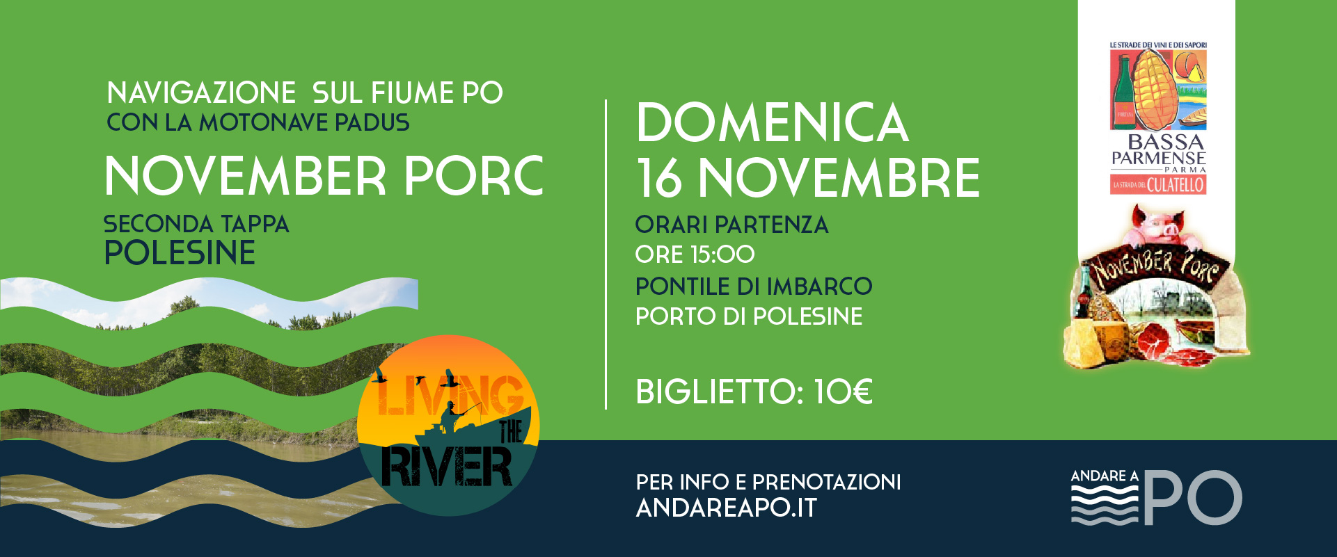 Locandina November Porc - Tappa di Polesine - 16 Novembre 2025